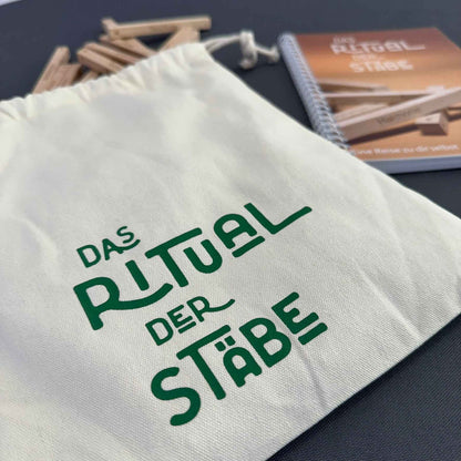 &quot;Das Ritual der Stäbe&quot; Set in Buche (Kopie)