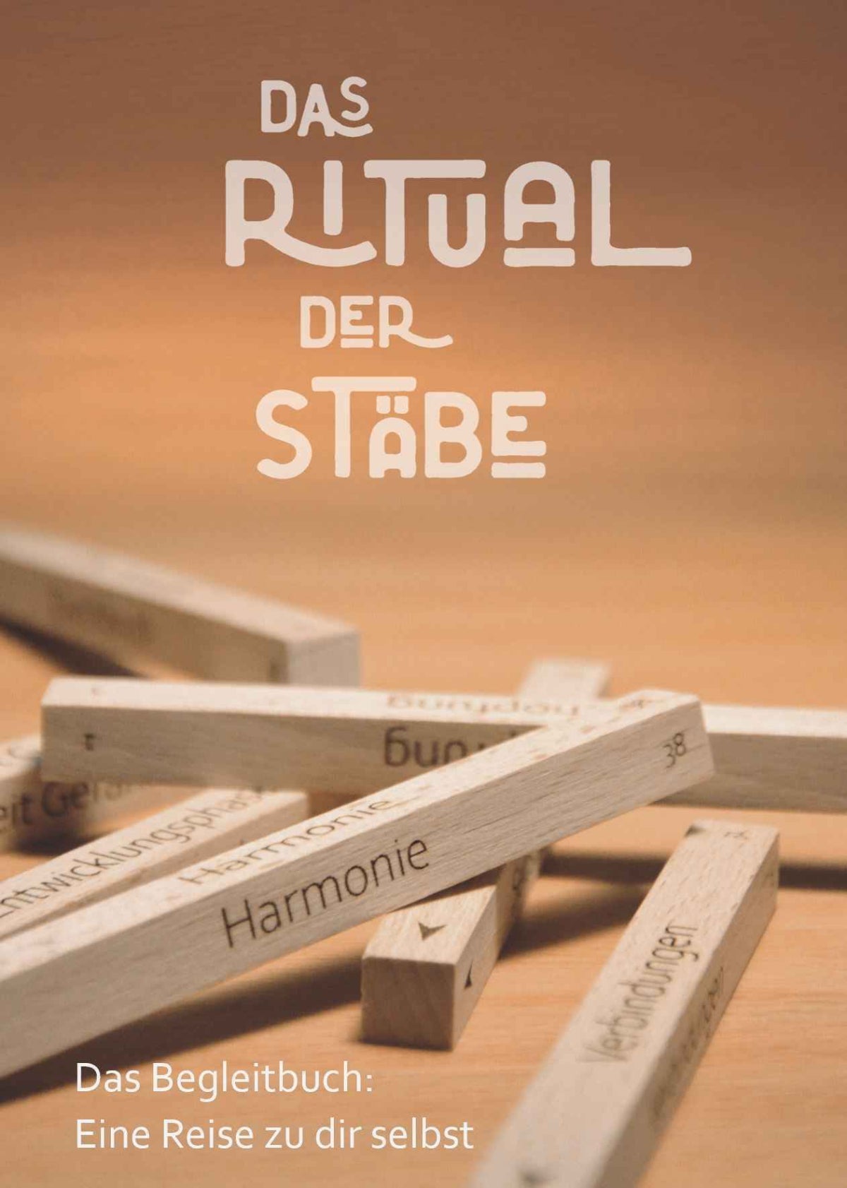&quot;Das Ritual der Stäbe&quot; Set in Buche (Kopie)
