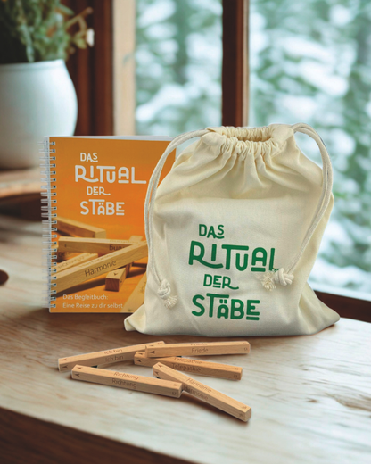 "Das Ritual der Stäbe" Set in Buche
