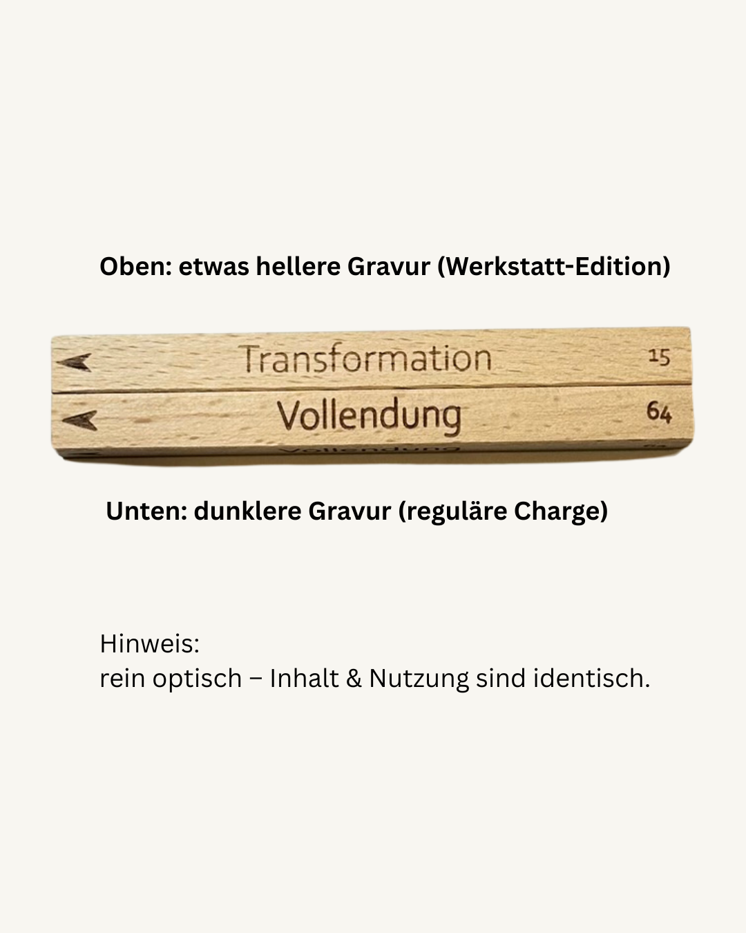 Werkstatt-Edition (Buche) – limitierte Sondercharge zum Vorteilspreis